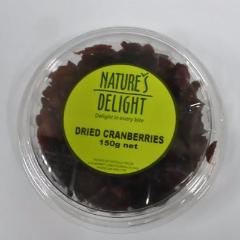 Dried Cranberries (150gm)