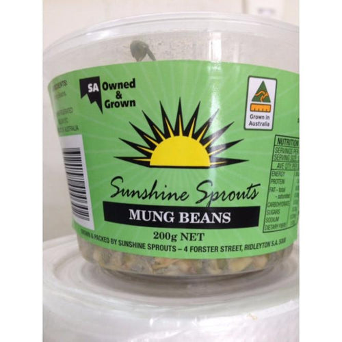 Sunshine Mung Beans (200gm Punnet)